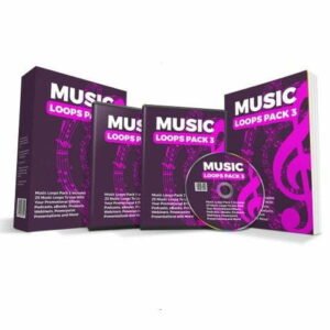 25 Royalty-Free Music Loops Pack 3 – with Resell Rights