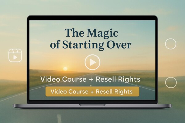 The Magic of Starting Over – Video Course with Resell Rights