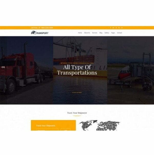 Trust Transportation - HTML Template