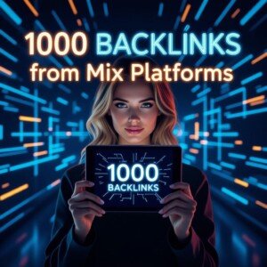 1000 Backlinks from Mixed Platforms