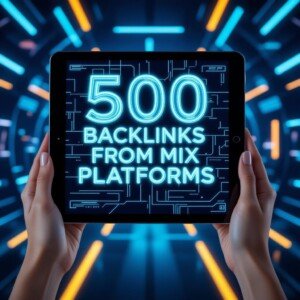 500 Backlinks from Mixed Platforms